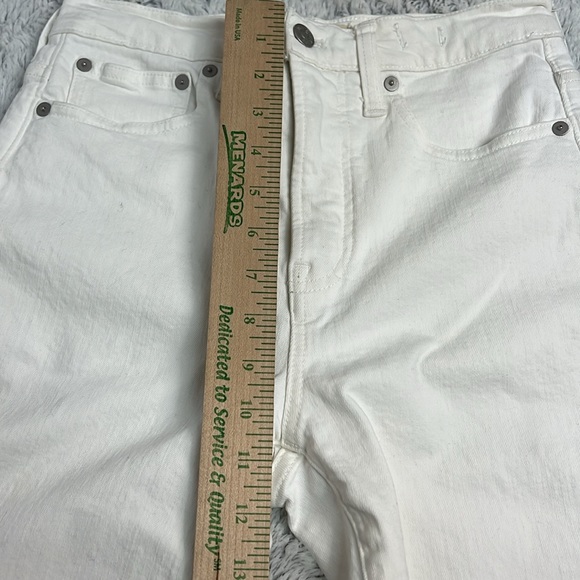 Madewell the perfect vintage Jean white denim waist 25 - Picture 6 of 11